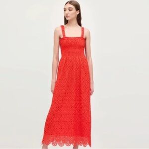 Brand new Hill house anjuli poppy red lace dress
